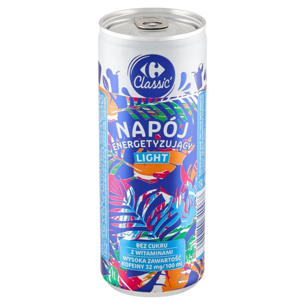 Carrefour Classic Light Napój energetyzujący 250 ml