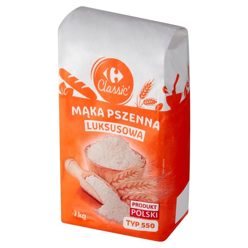 Carrefour Classic Mąka pszenna luksusowa typ 550 1 kg