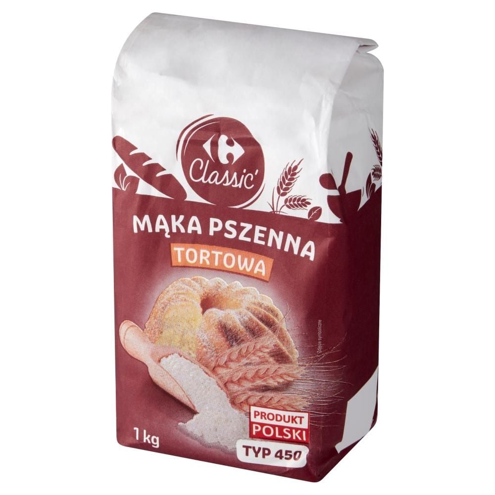 Carrefour Classic Mąka pszenna tortowa typ 450 1 kg