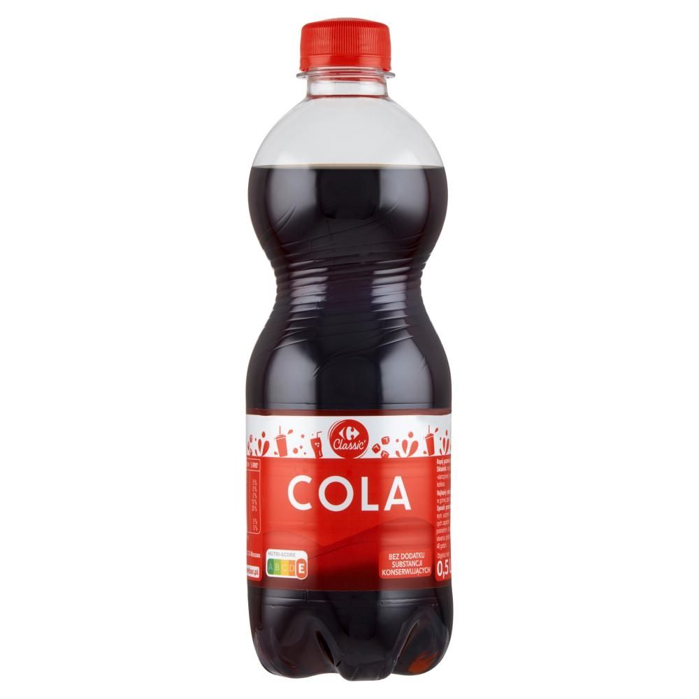 Carrefour Classic Napój gazowany o smaku cola 0,5 l