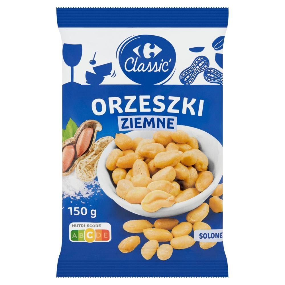 Carrefour Classic Orzeszki ziemne solone 150 g