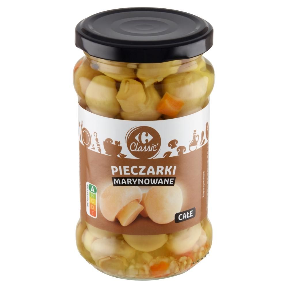 Carrefour Classic Pieczarki marynowane całe 280 g