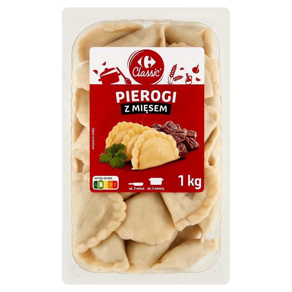 Carrefour Classic Pierogi z mięsem 1 kg