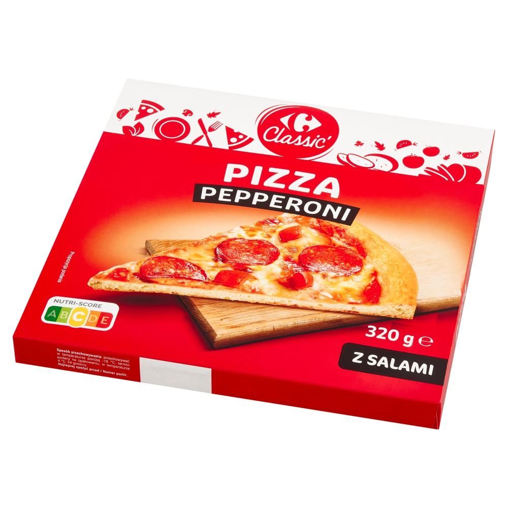 Carrefour Classic Pizza pepperoni z salami 320 g