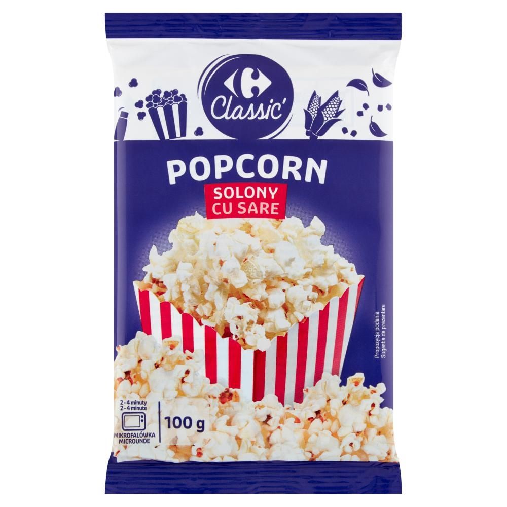 Carrefour Classic Popcorn solony 100 g