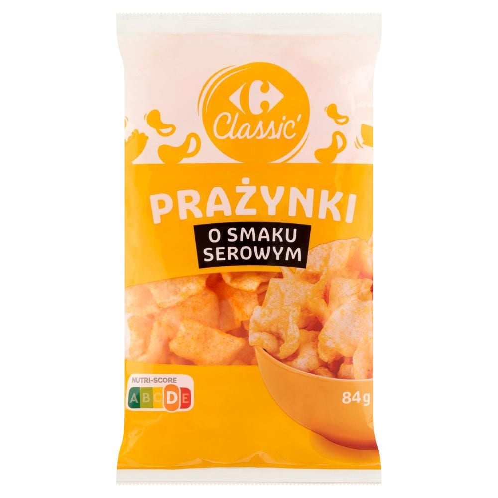 Carrefour Classic Prażynki o smaku serowym 84 g