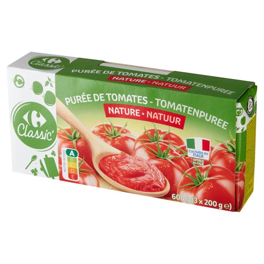 Carrefour Classic Przecier pomidorowy 600 g (3 x 200 g)