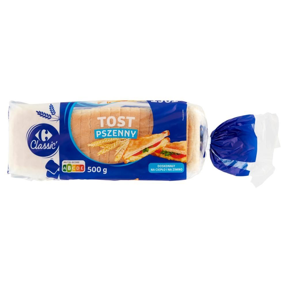 Carrefour Classic Tost pszenny 500 g