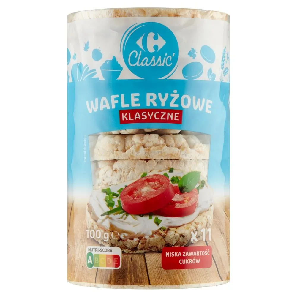 Carrefour Classic Wafle ryżowe klasyczne 100 g