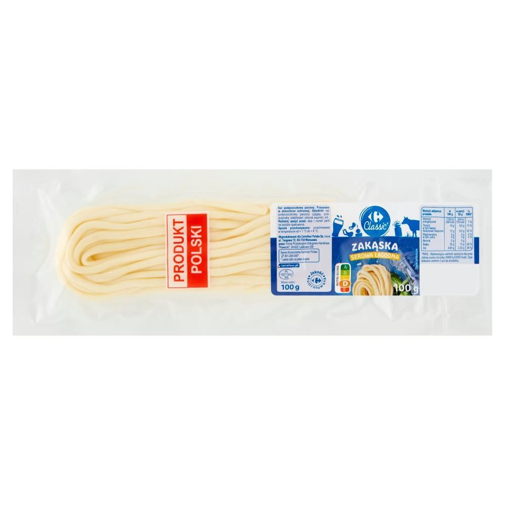 Carrefour Classic Zakąska serowa łagodna 100 g