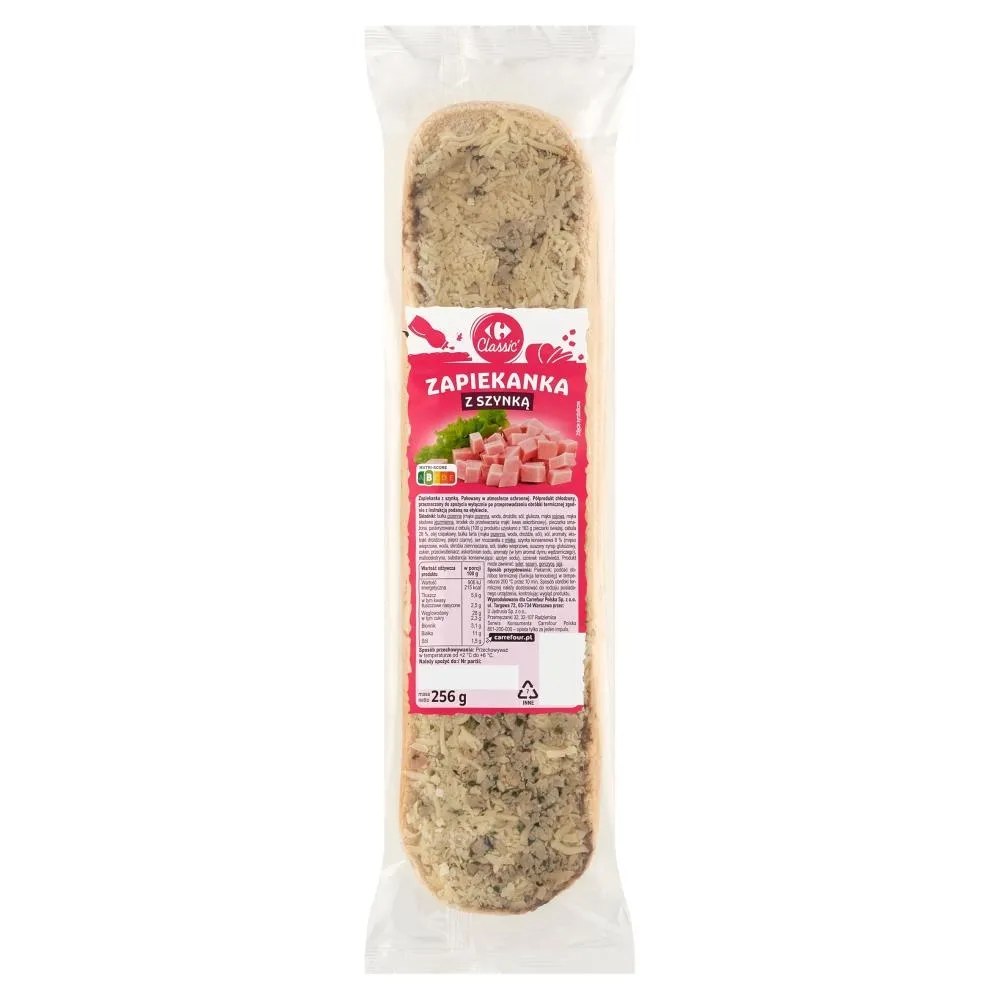 Carrefour Classic Zapiekanka z szynką 256 g