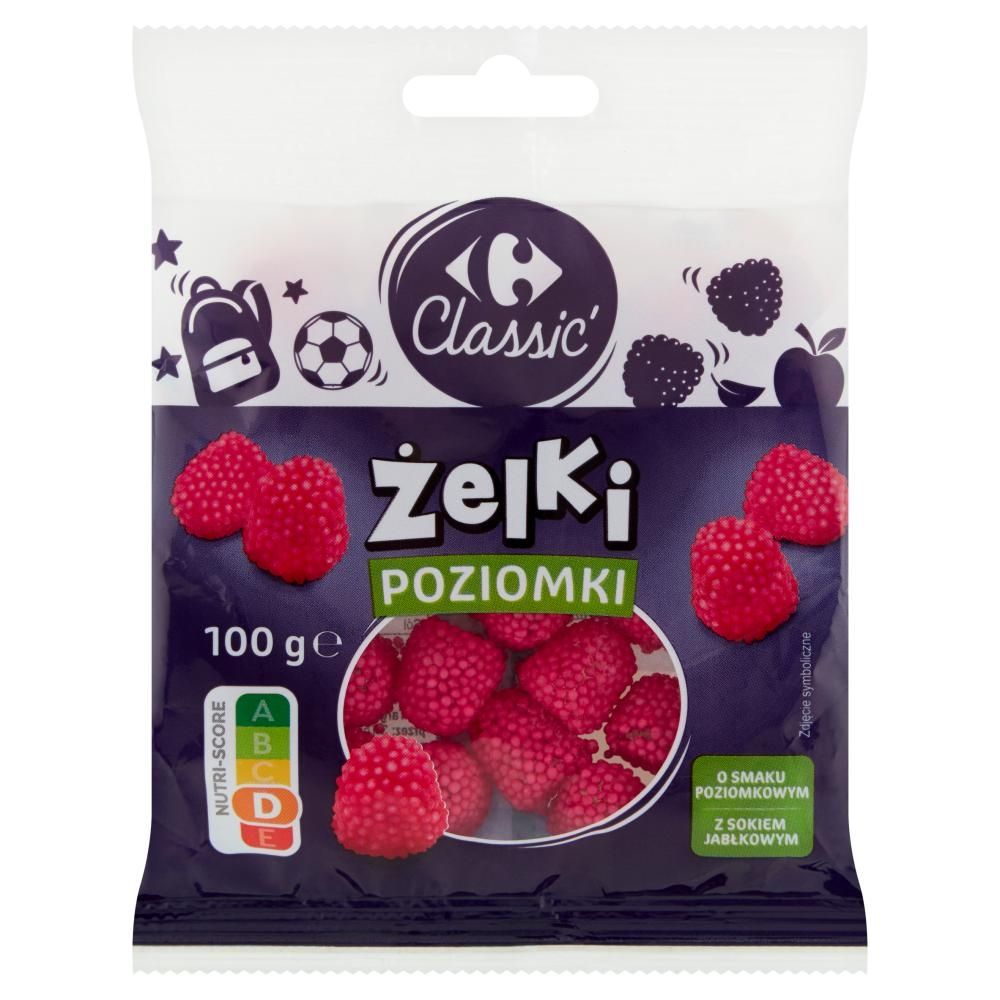 Carrefour Classic Żelki poziomki 100 g