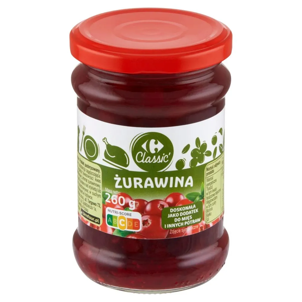 Carrefour Classic Żurawina 260 g