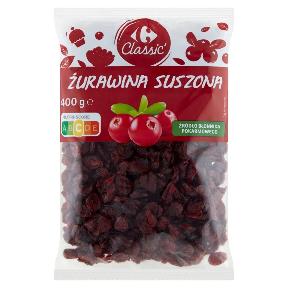 Carrefour Classic Żurawina suszona 400 g