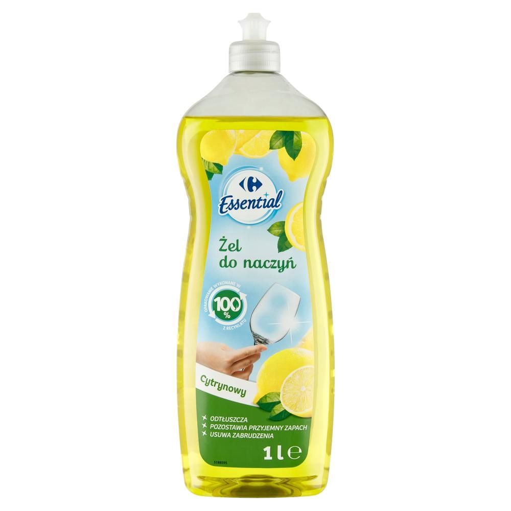 Carrefour Essential Żel do naczyń cytrynowy 1 l