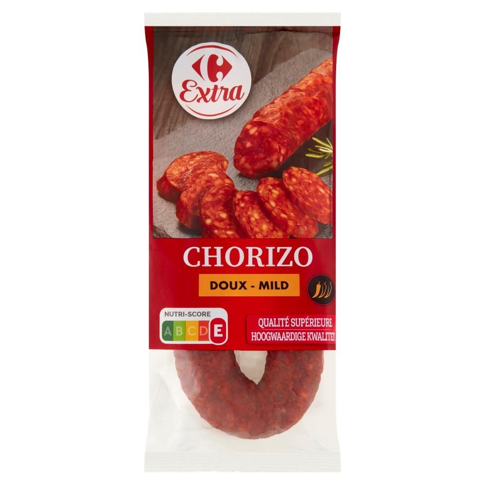 Carrefour Extra Chorizo premium łagodne 225 g