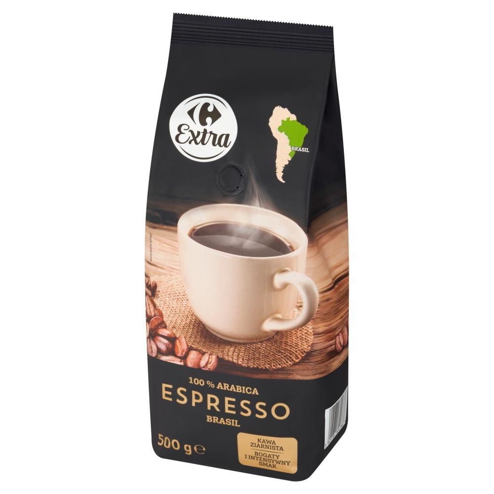 Carrefour Extra Espresso Brasil Kawa ziarnista 1 kg