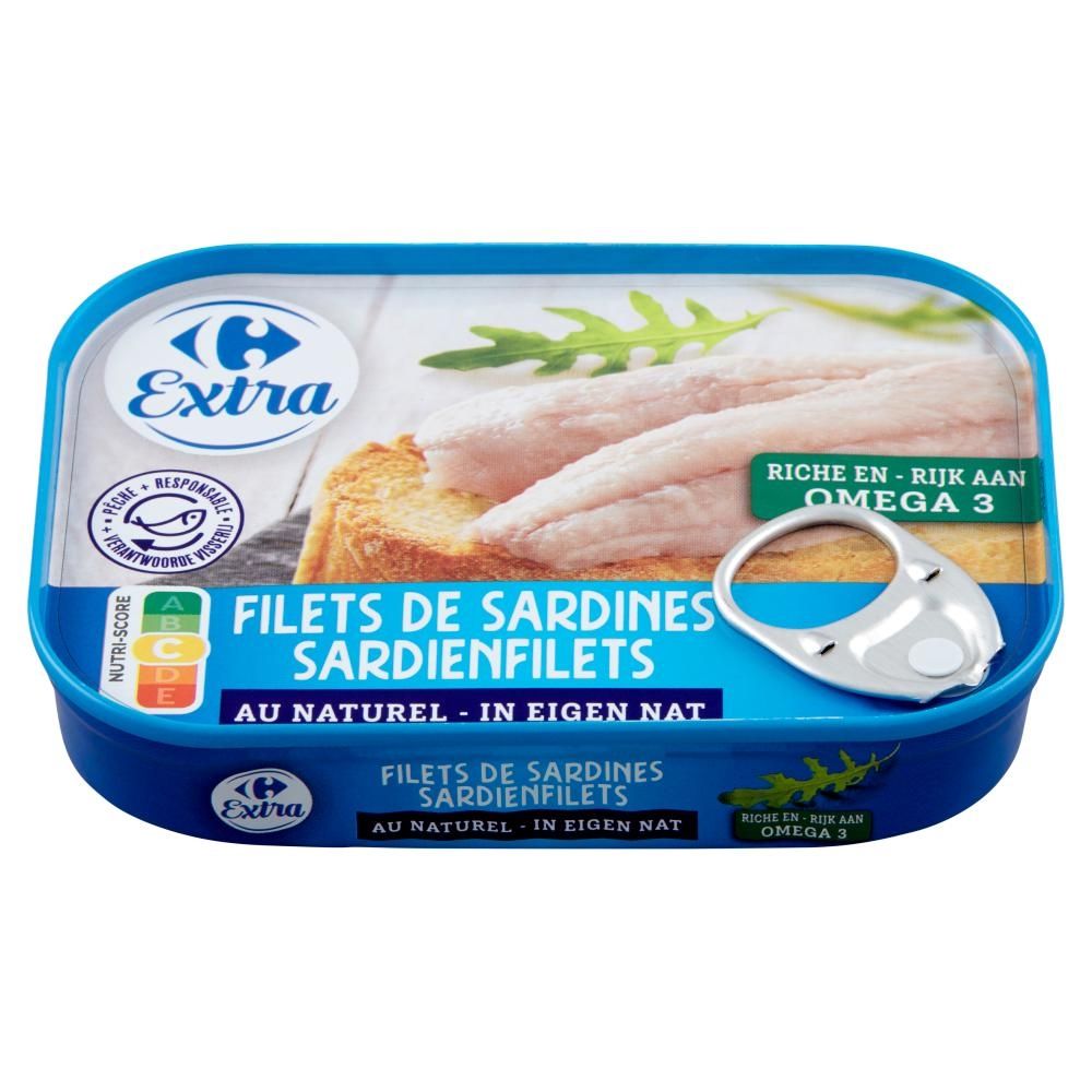 Carrefour Extra Filety z sardynek 100 g