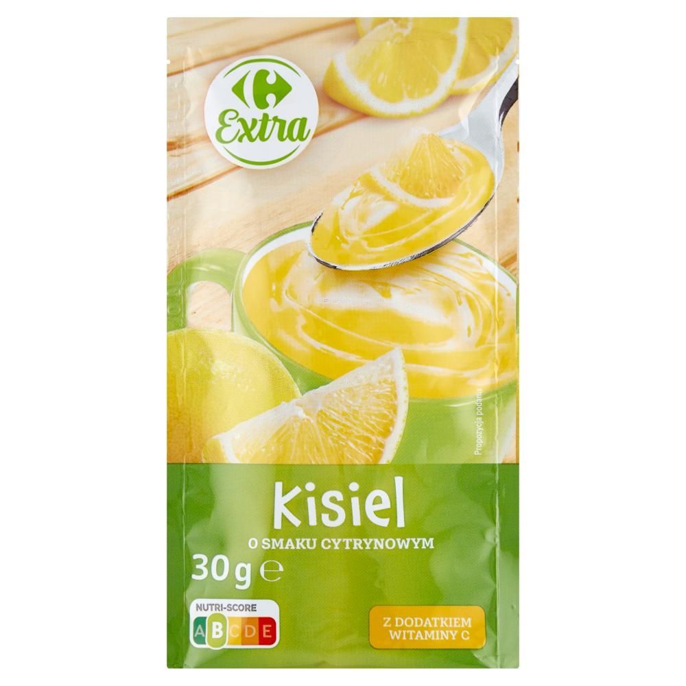 Carrefour Extra Kisiel o smaku cytrynowym 30 g