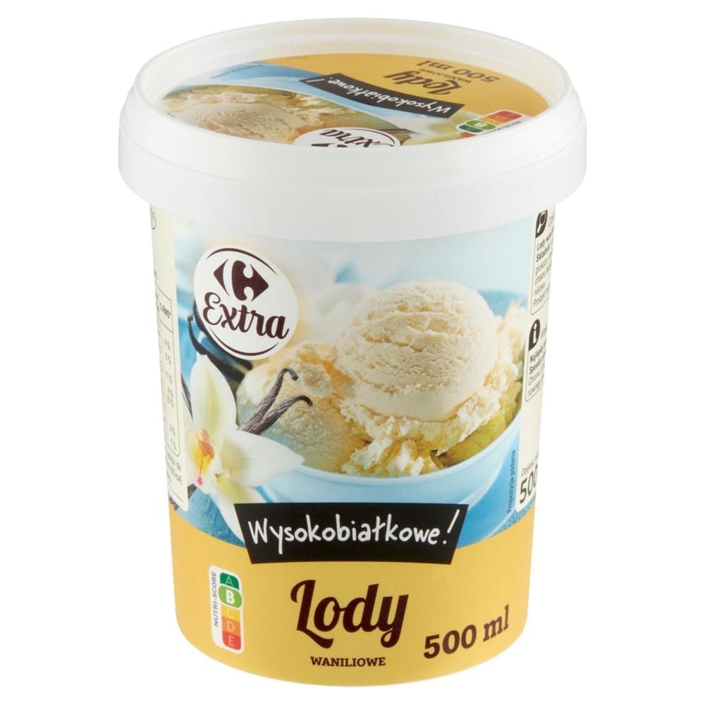 Carrefour Extra Lody waniliowe 500 ml