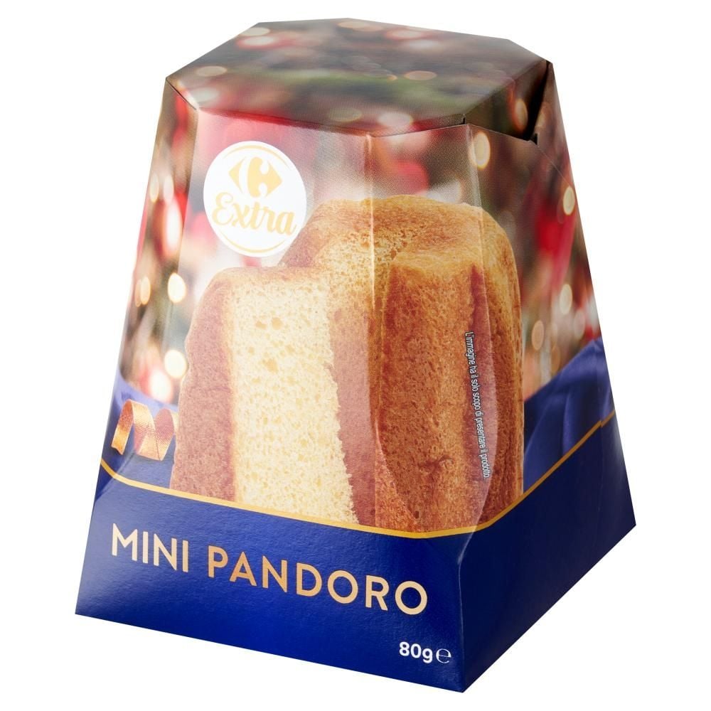 Carrefour Extra Mini Pandoro Ciasto drożdżowe 80 g