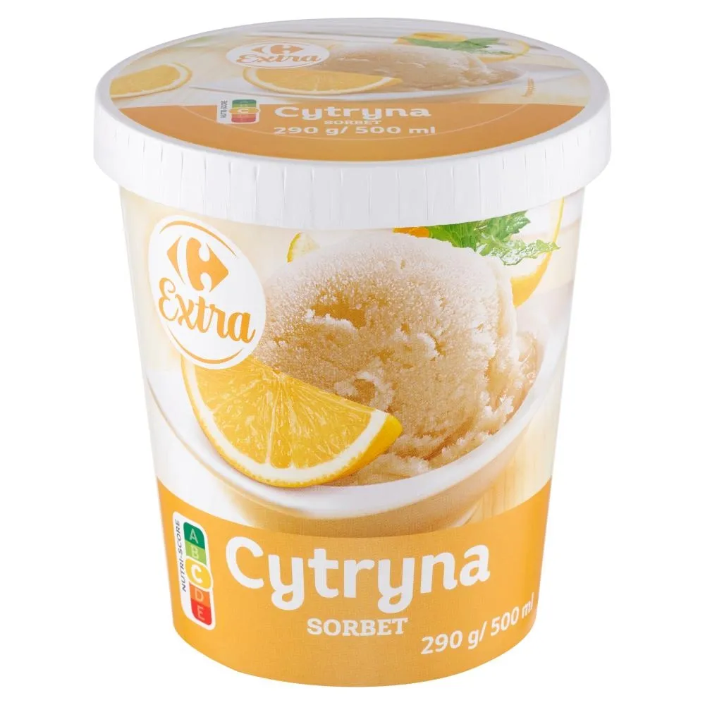 Carrefour Extra Sorbet cytryna 500 ml