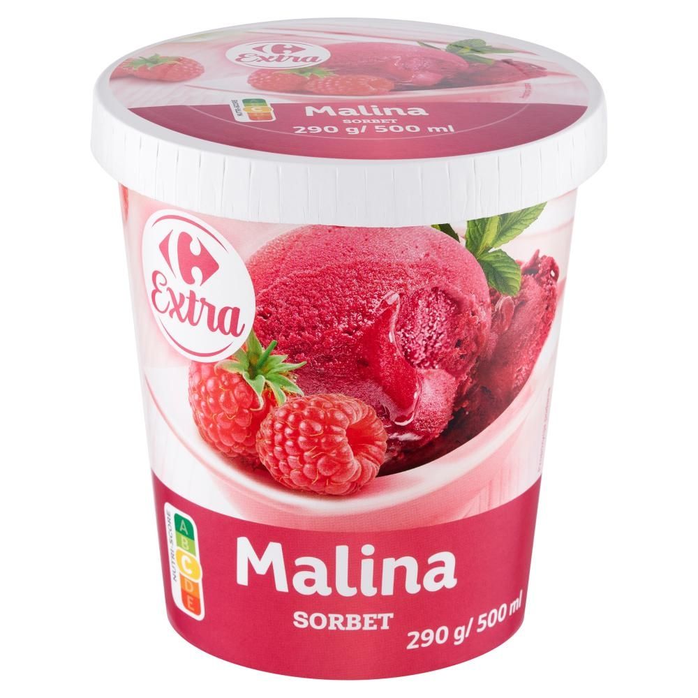 Carrefour Extra Sorbet malina 500 ml