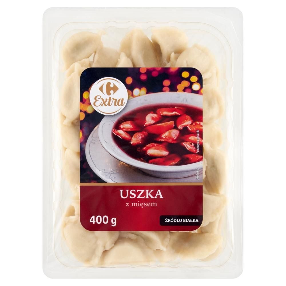 Carrefour Extra Uszka z mięsem 400 g