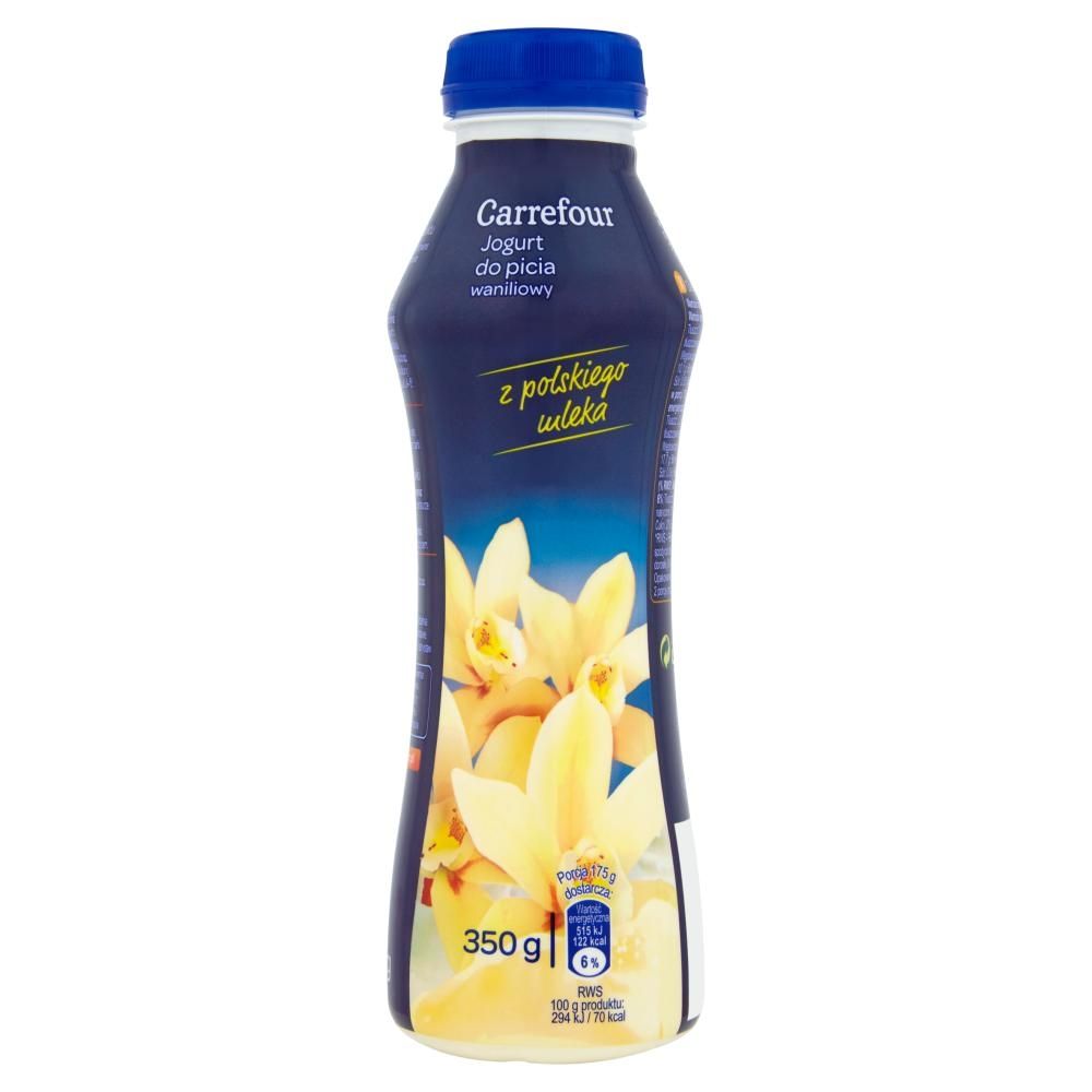 Carrefour Jogurt do picia waniliowy 350 g