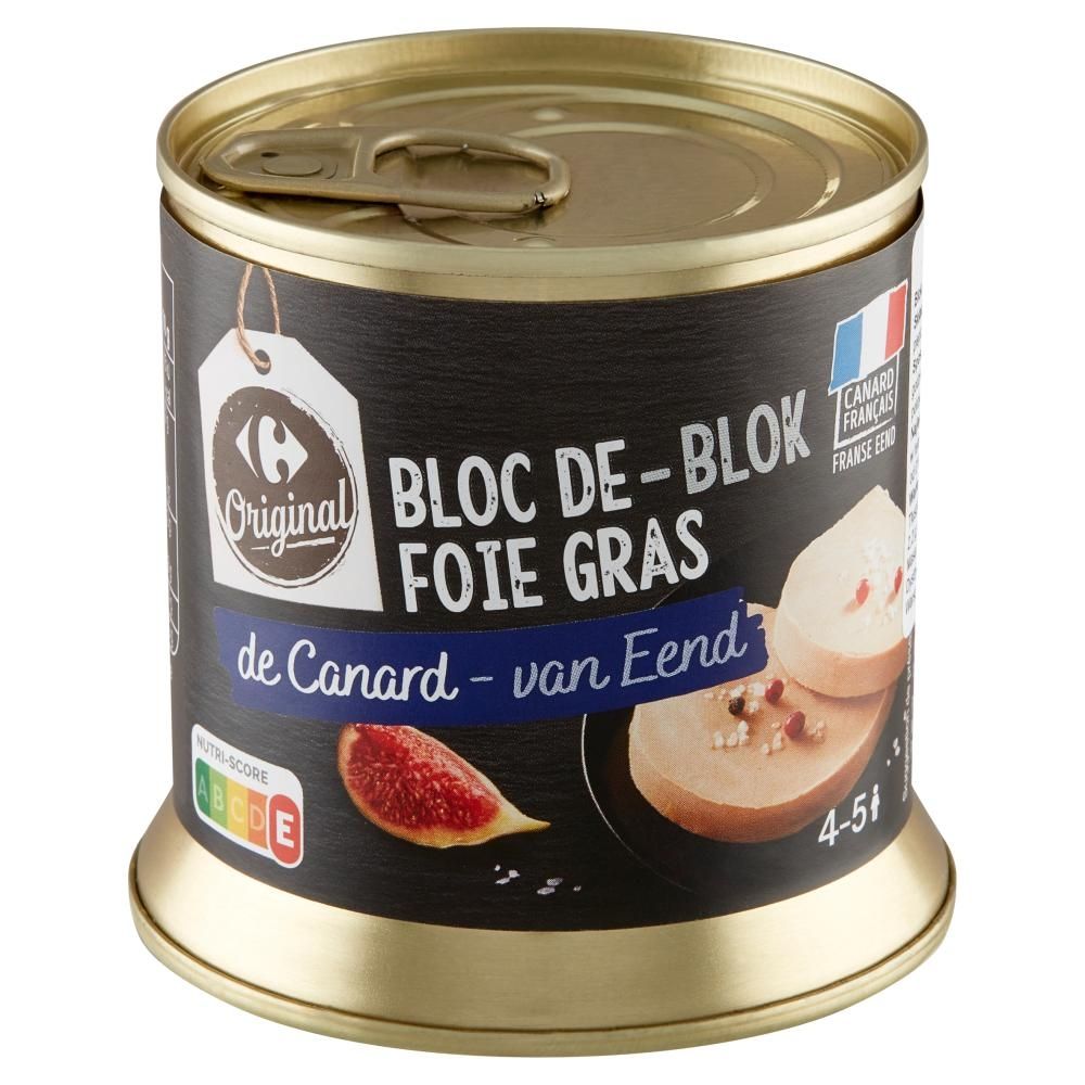 Carrefour Original Blok Foie Gras z kaczki 200 g