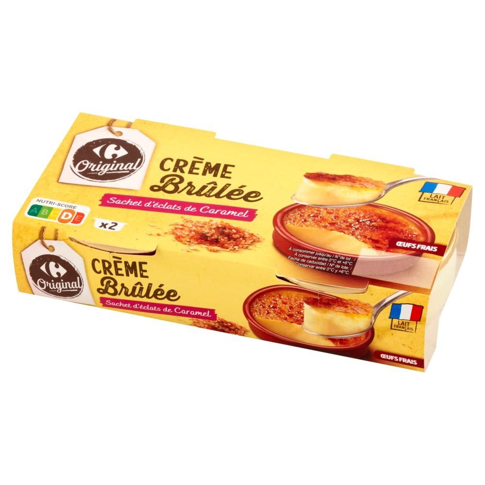 Carrefour Original Deser Crème Brûlée 200 g (2 x 96 g i 2 x 4 g)