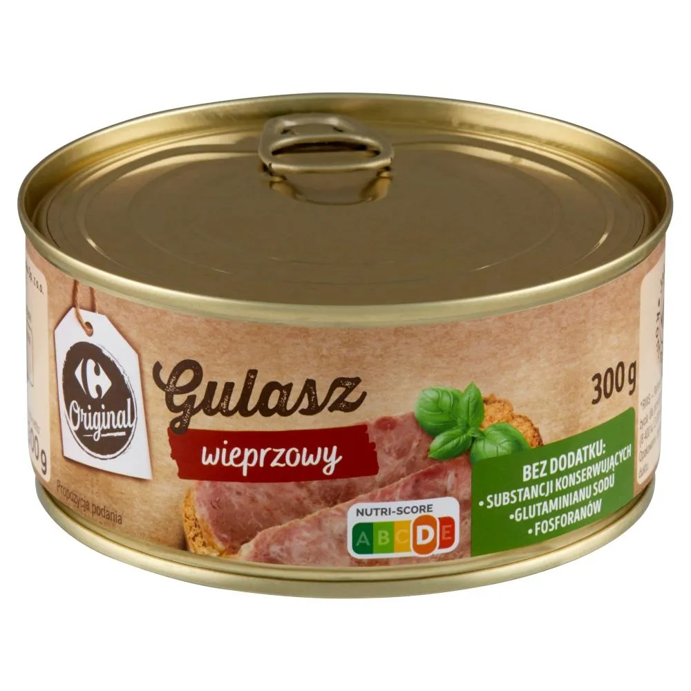 Carrefour Original Gulasz wieprzowy 300 g