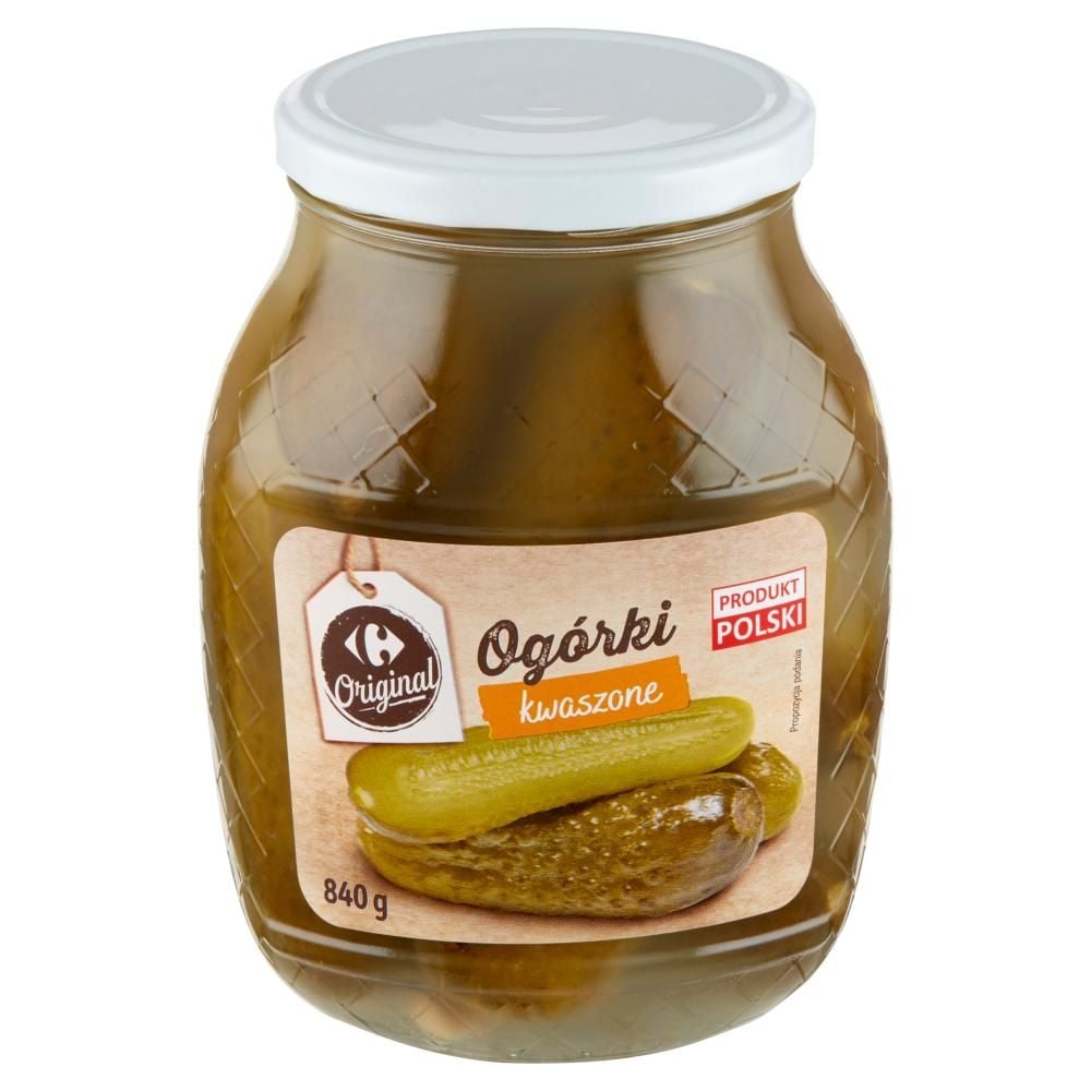 Carrefour Original Ogórki kwaszone 840 g