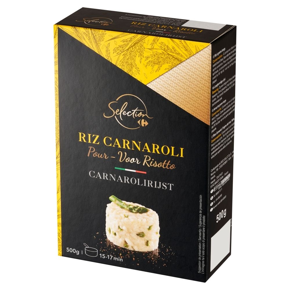 Carrefour Selection Ryż Carnaroli długoziarnisty do risotto 500 g