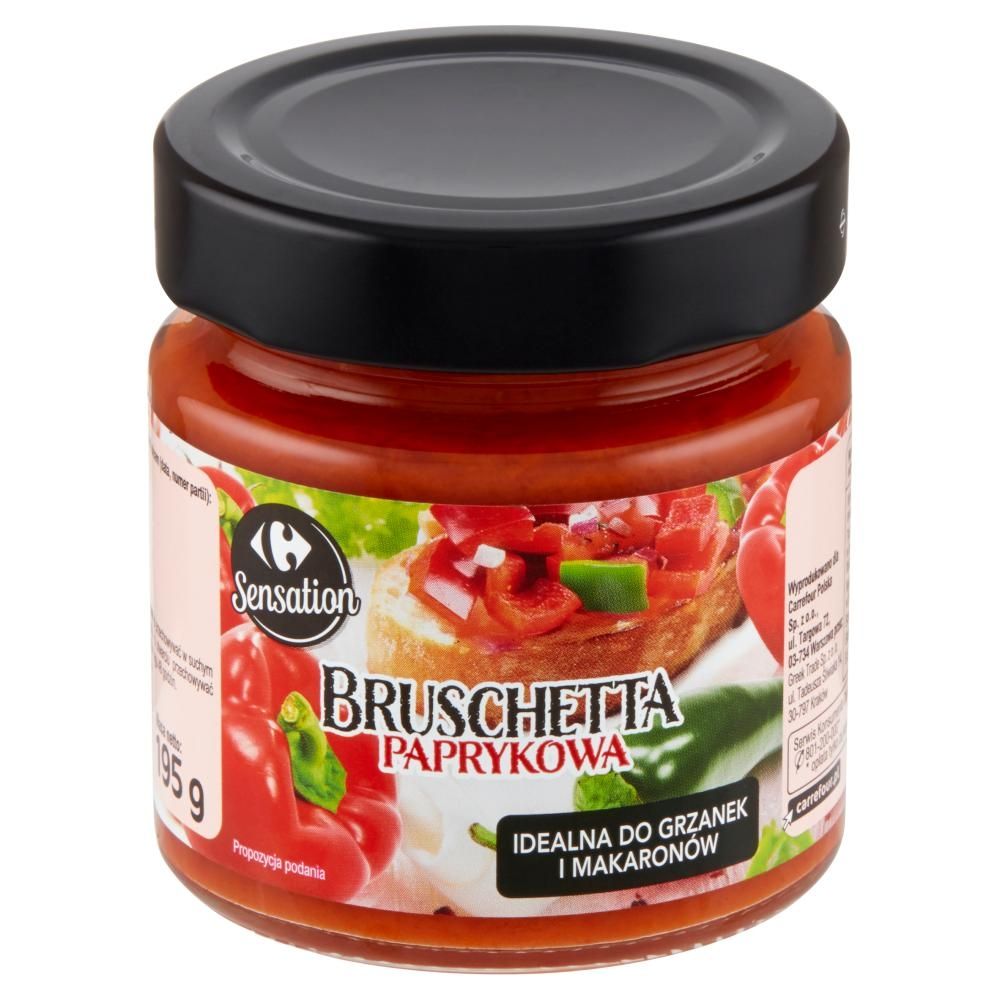 Carrefour Sensation Bruschetta paprykowa 195 g