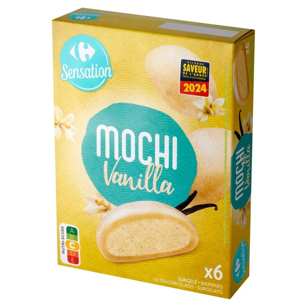 Carrefour Sensation Mochi Lody waniliowe w cieście ryżowym 210 ml