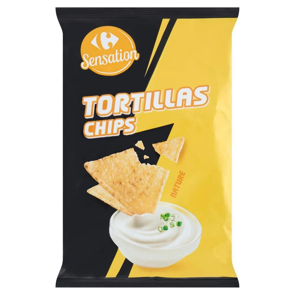 Carrefour Sensation Tortillas Chipsy kukurydziane 150 g