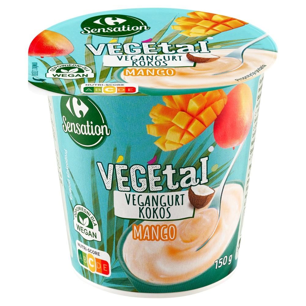 Carrefour Sensation Vegetal Vegangurt kokos mango 150 g