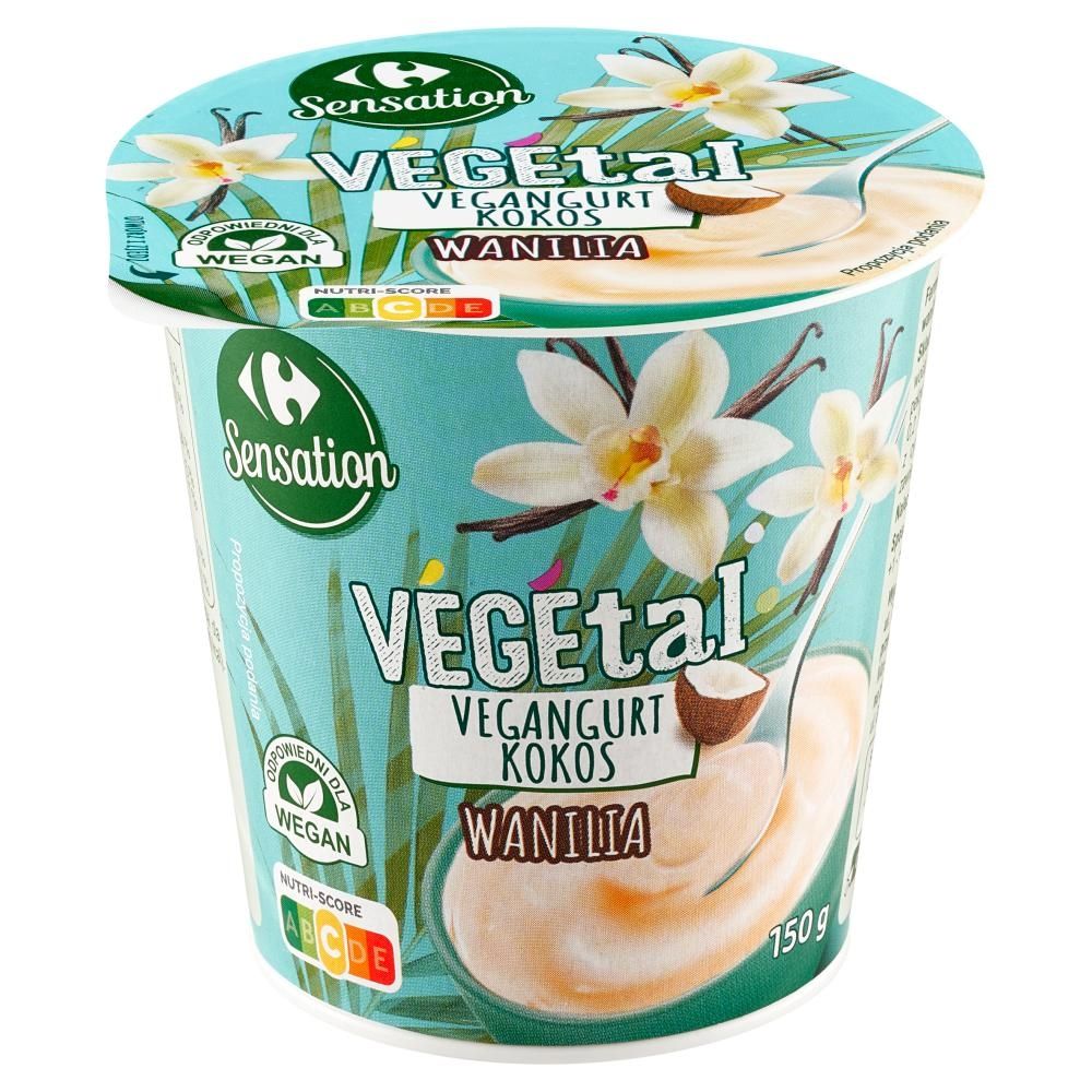 Carrefour Sensation Vegetal Vegangurt kokos wanilia 150 g