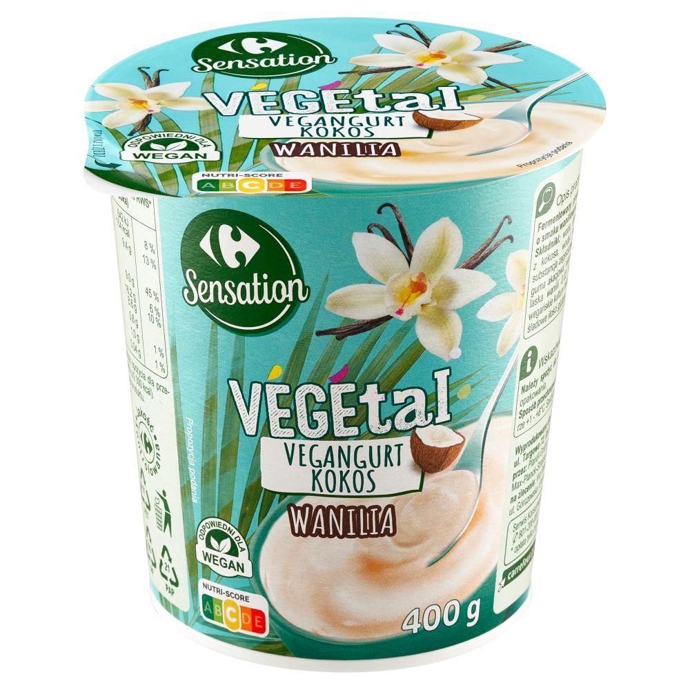 Carrefour Sensation Vegetal Vegangurt kokos wanilia 400 g