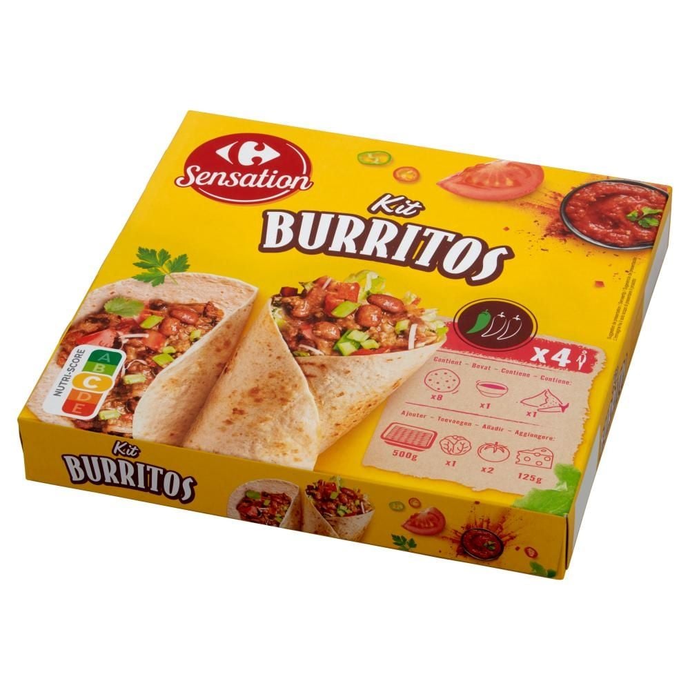 Carrefour Sensation Zestaw do przygotowania burritos 510 g