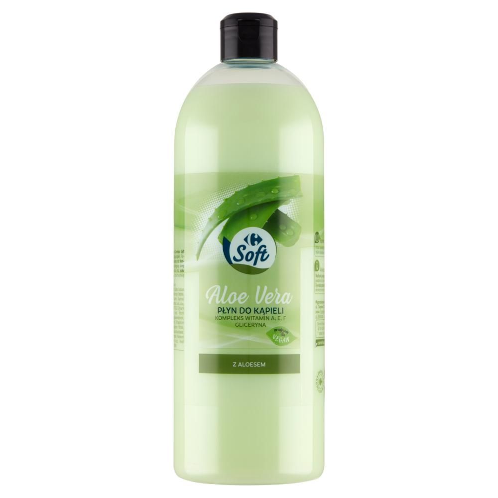 Carrefour Soft Aloe Vera Płyn do kąpieli 1 l