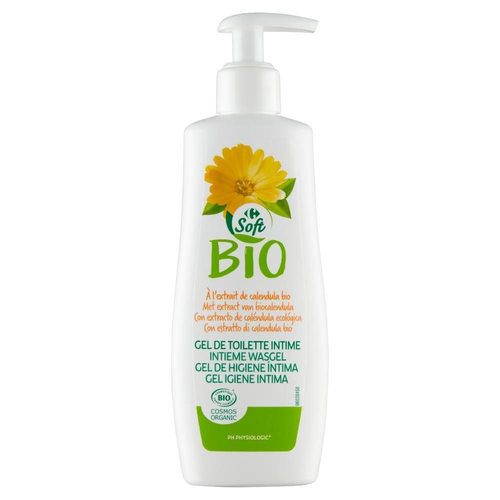 Carrefour Soft Bio Żel do higieny intymnej z ekstraktem z nagietka fizjologiczne pH 200 ml