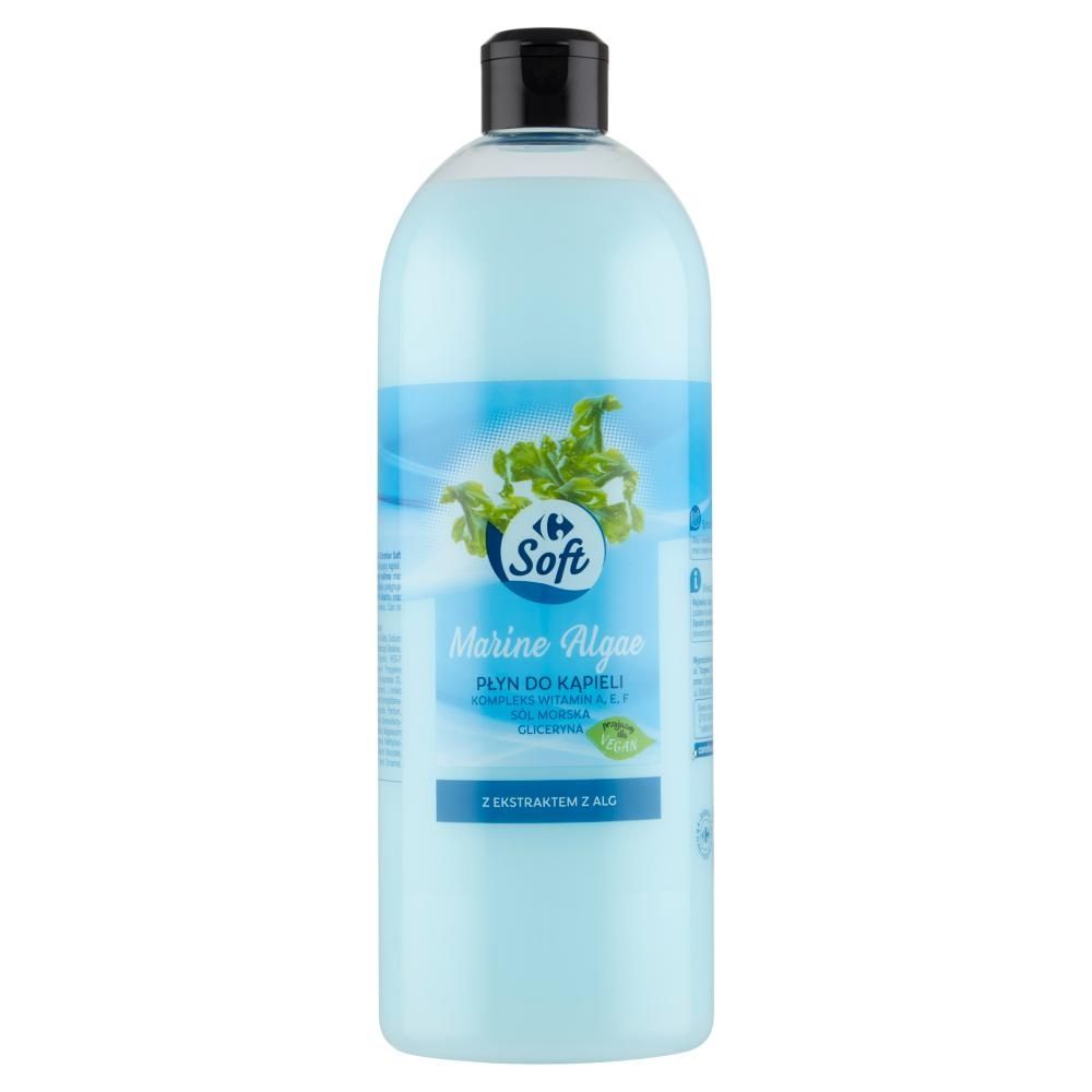 Carrefour Soft Marine Algae Płyn do kąpieli 1 l