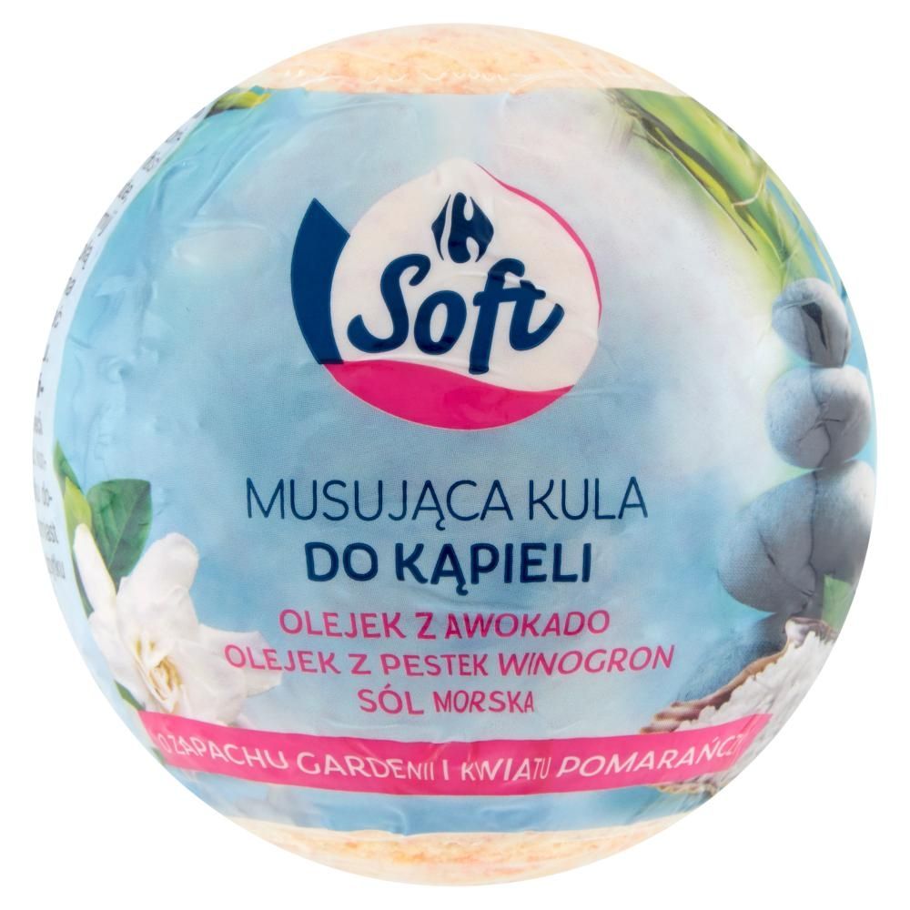 Carrefour Soft Musująca kula do kąpieli 165 g