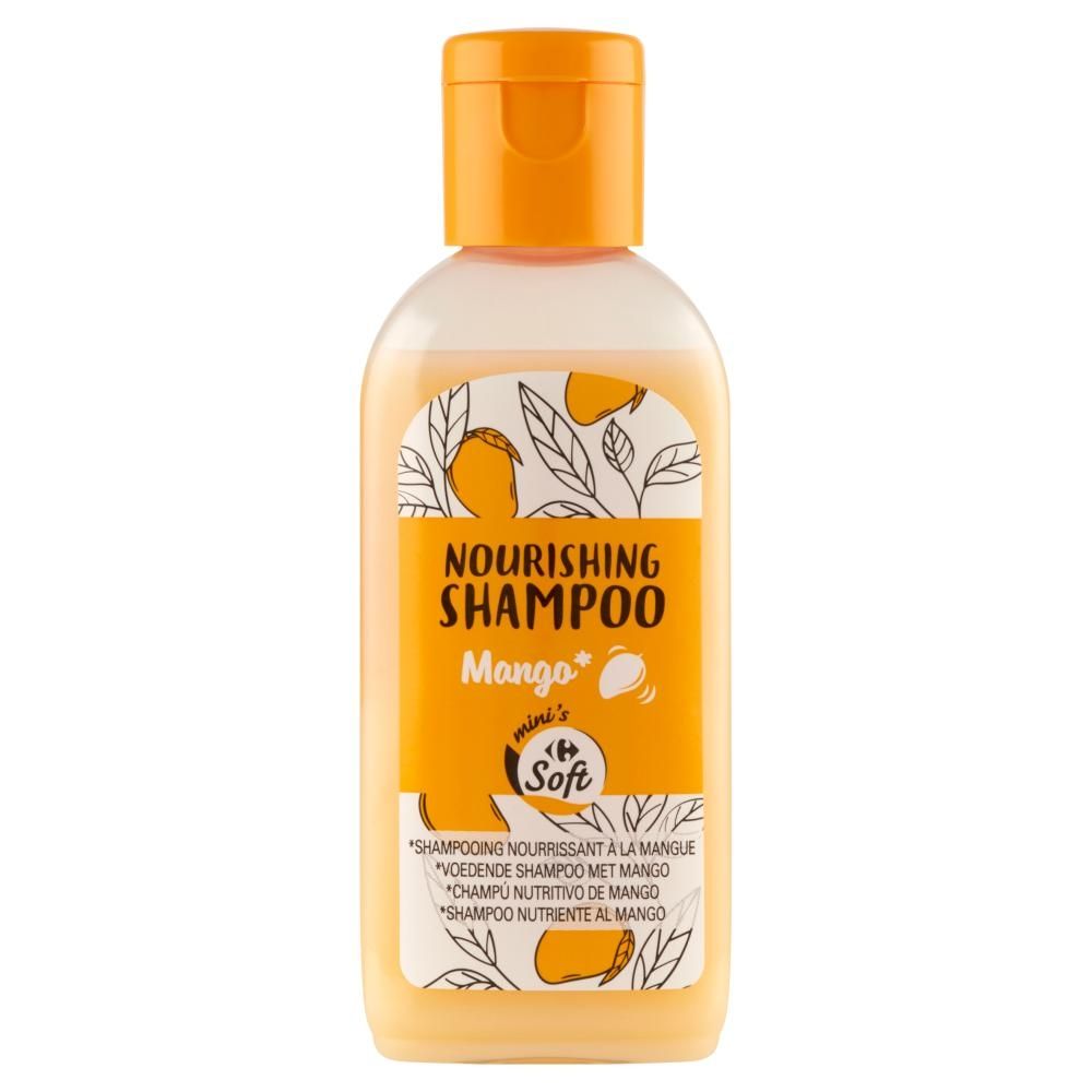 Carrefour Soft Odżywczy szampon z ekstraktem z mango i masłem shea 75 ml