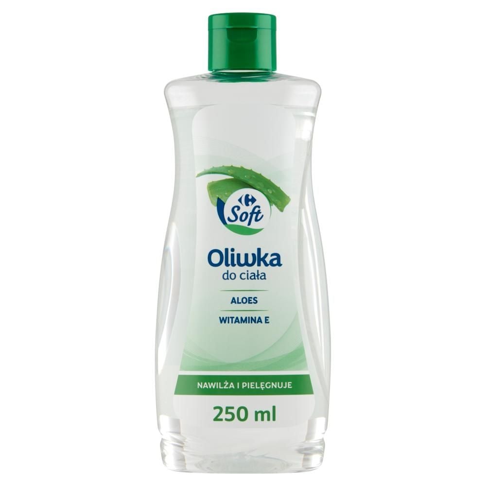 Carrefour Soft Oliwka do ciała aloes 250 ml