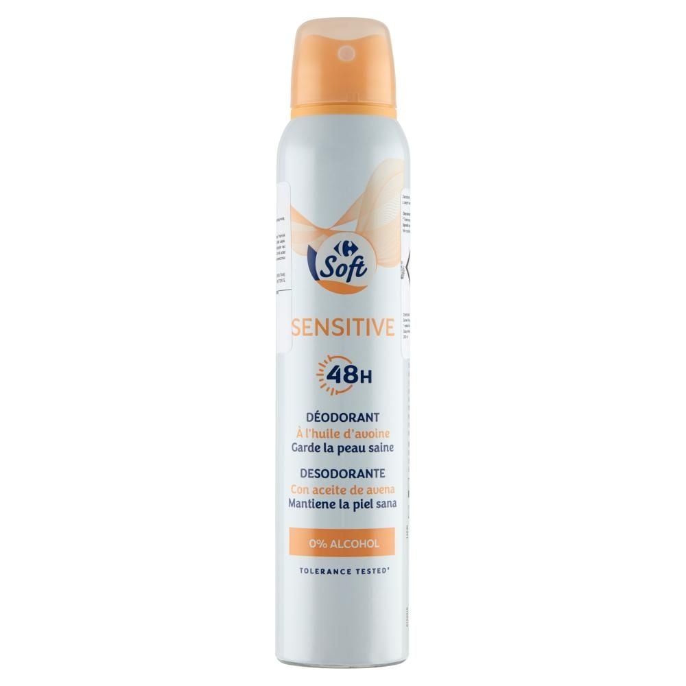 Carrefour Soft Sensitive Dezodorant 200 ml