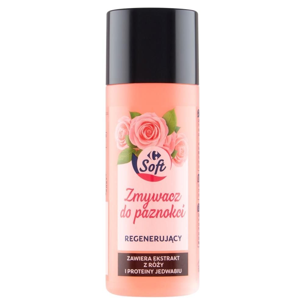 Carrefour Soft Zmywacz do paznokci regenerujący 100 ml