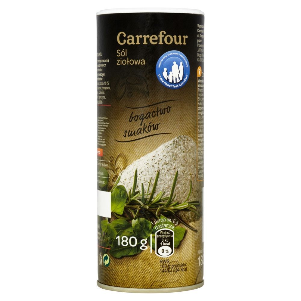 Carrefour Sól ziołowa 180 g